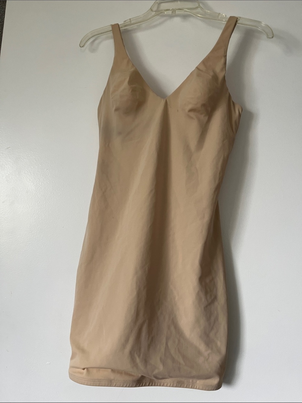 Nude Shaping Slip Dress - Light Beige Smooth Silhouette